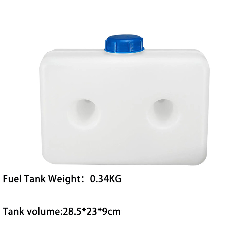 5L プラスチックパーキングヒーターディーゼルプラスチックケトルカーパーキングヒータータンク 5 リットルタンク 2 穴トラック RV 燃料タンクオイルストレージ
