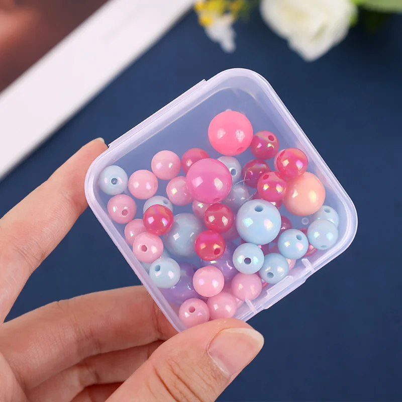 10 Chiếc Rõ Ràng Lưu Trữ Bình Chứa Bằng Nhựa Trong Suốt Hộp Lưu Trữ Với Bản Lề Nắp Vuông Bao Bì Hộp Hiển Thị Trang Sức Đồ Trang Trí