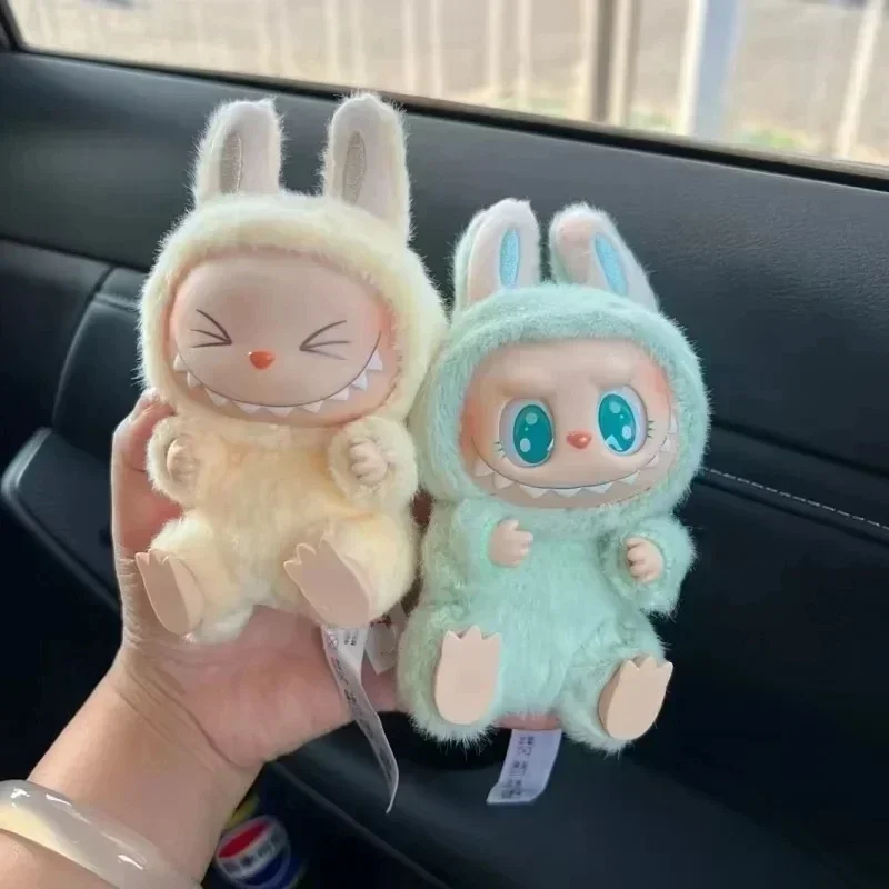 The Monsters Labubu Sit-Down Party Series Anime Figure Vinyl Face Doll Figure Model Bag Keychain Collection Desktop Decorations
