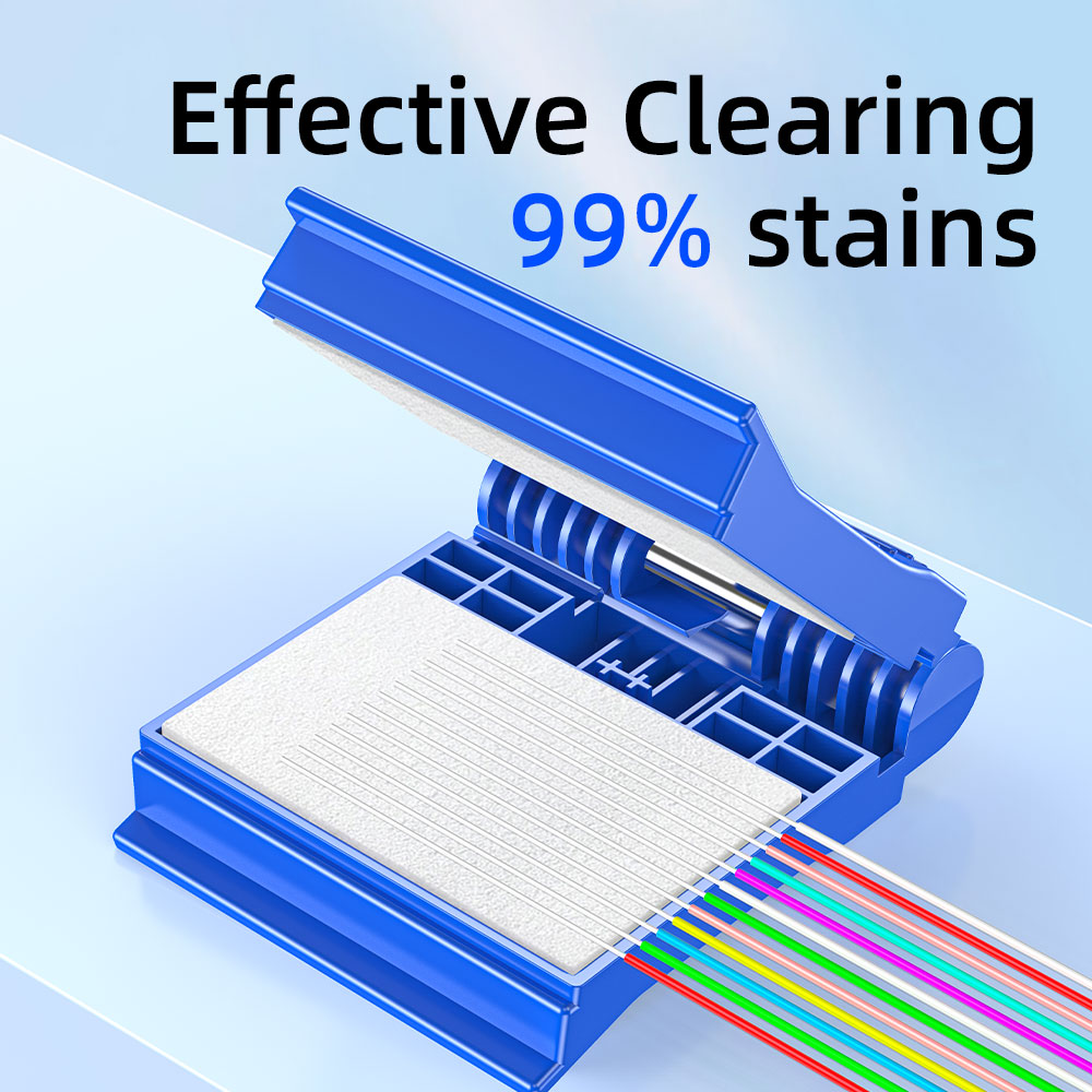 SAIVXIAN Fiber Optic Cleaning Cotton Fiber Optic Wipes Swabs Dust Removal Cleaning Tool With Empty Alcohol Bottles Set