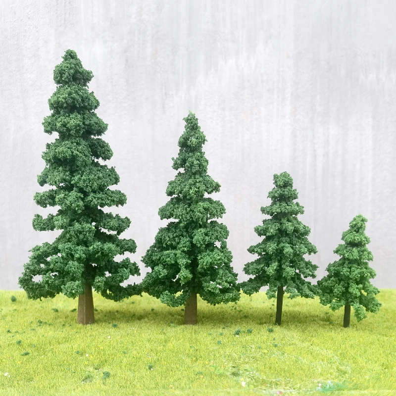 10-50pcs 4-12 ซม.จําลอง Pine Tree Trunk พลาสติก Trunk ต้นไม้ Micro ภูมิทัศน์ตกแต่ง scal รถไฟรถไฟรูปแบบ