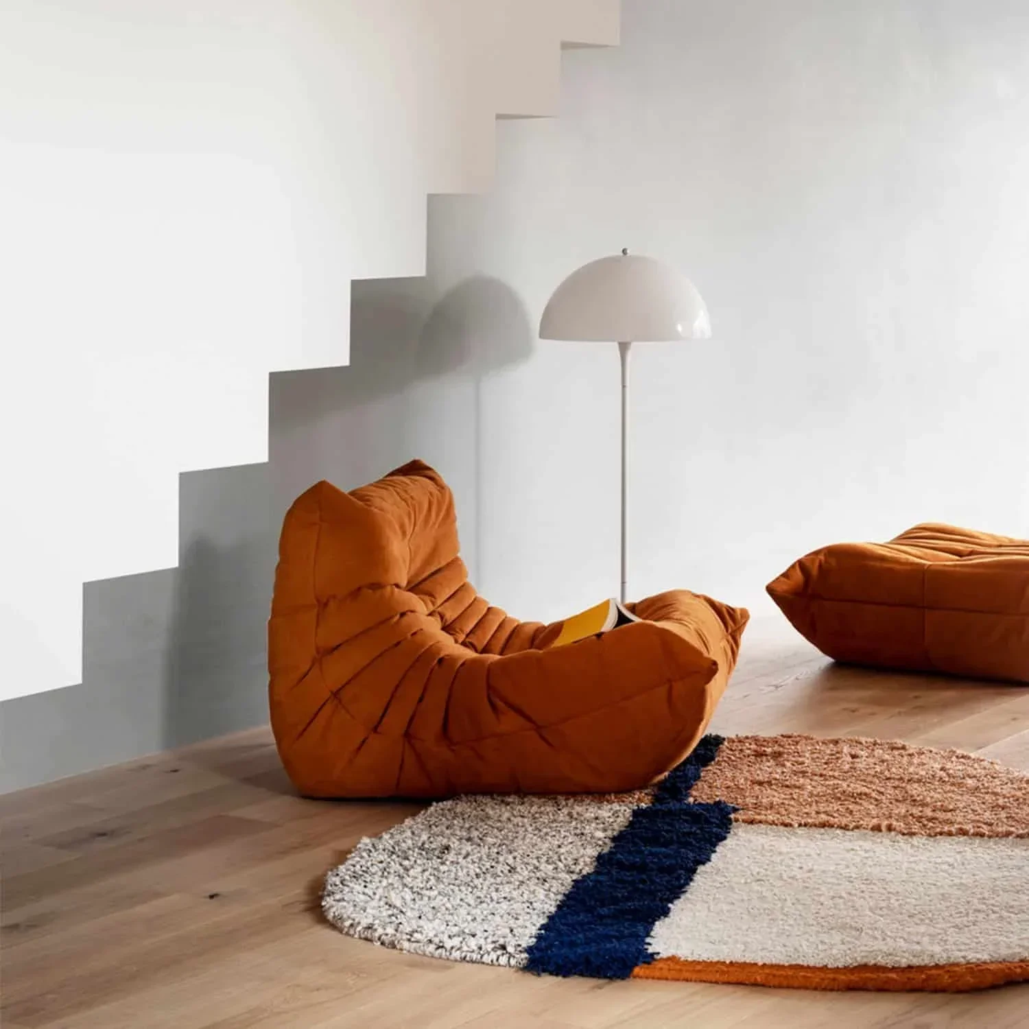 Caterpillar canapé simple paresseux canapé Tatami salon chambre belle loisirs chaise simple chaise de lecture balcon chaise à bascule