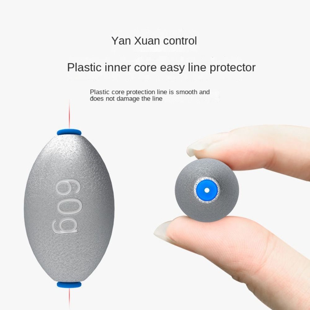 5 шт., рыболовные свинцовые брикеты с пластиковой вилкой