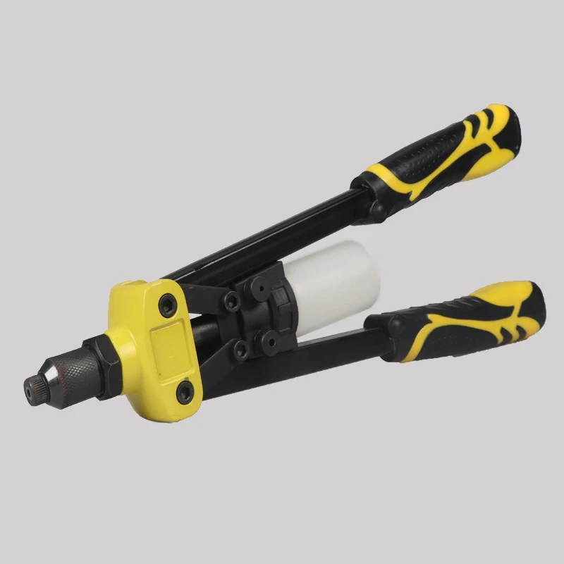 Rivet Gun Manual Double Handle 8/9.5/13/14/17 Inch for 3/32-1/4Inch 2.4-6.4Mm Blind Heavy Automatic Rivet Tool Save Effort