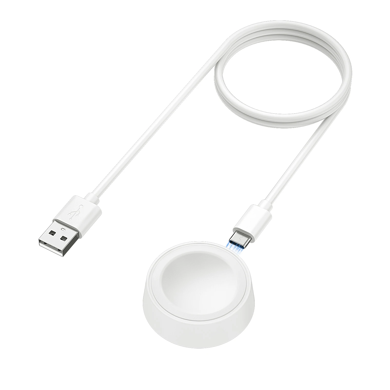 Ładowarka do zegarka z pojedynczą głowicą do Samsung Galaxy Watch 7/6/5/4 40/44mm Stacja dokująca do Galaxy Watch 4/6 Classic 42/46mm 43/47mm