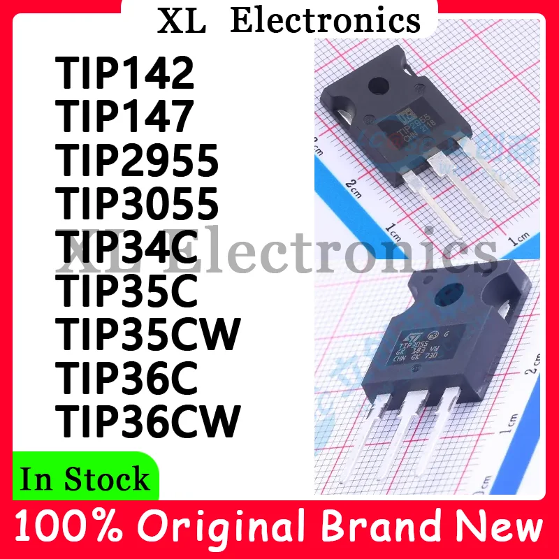 TIP142 TIP147 TIP2955 TIP3055 TIP34C TIP35C TIP35CW TIP36C TIP36CW Nuevo Original