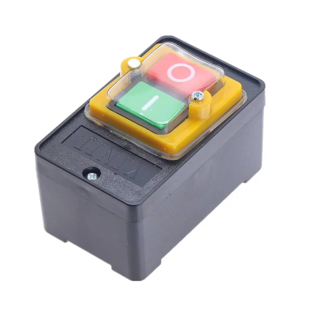 Interruptor de botão à prova d'água liga/desliga equipamento mecânico interruptor contrastante