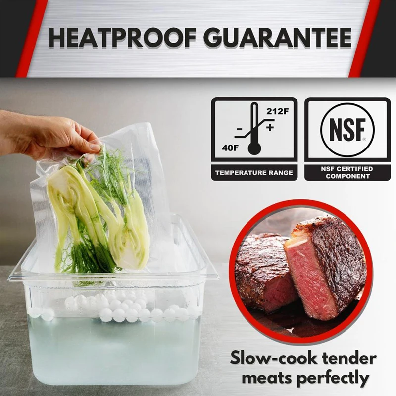 NR 1 Jakość Nowy materiał Pojemnik 11L do urządzenia do gotowania Sous Vide, pojemnik z pokrywką