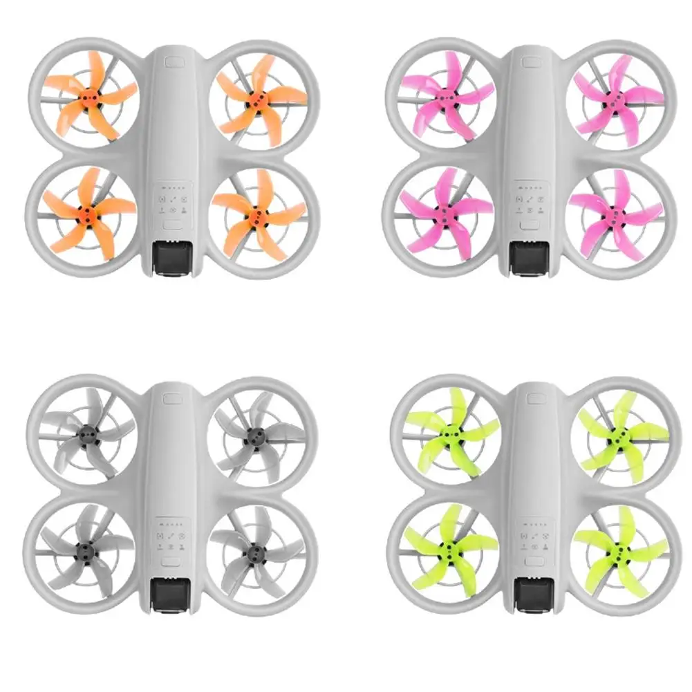 Five Leaves Propellers For DJI Neo Colorful Paddles Quick Release Props Paddle Low-Noise Propeller For DJI Neo Drone Accessories