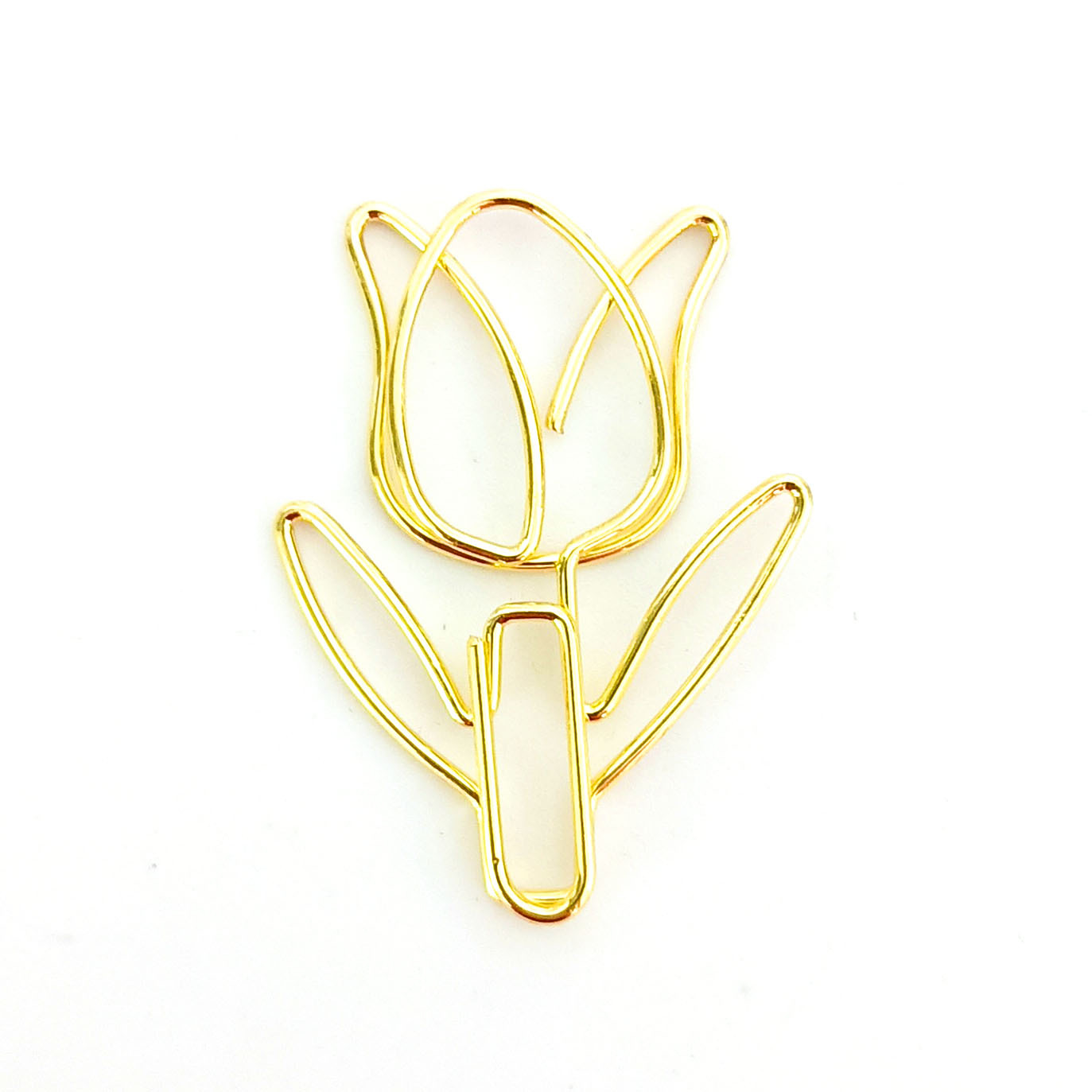 Tulip Paper Clips Kawaii Notebook Planner Bookmarks Korean Stationery Tickets Photo Clips Office Supplies Bookmark Folder