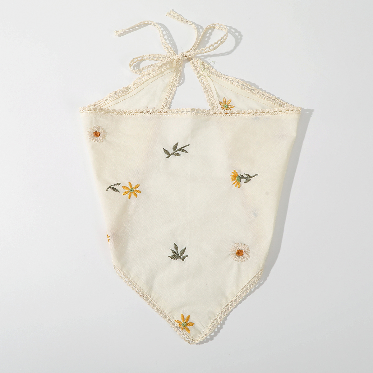 Bufanda triangular con estampado de tela, bandas para el cabello con flores, turbante, Bandana, diademas para mujer, accesorios para el cabello Retro dulces