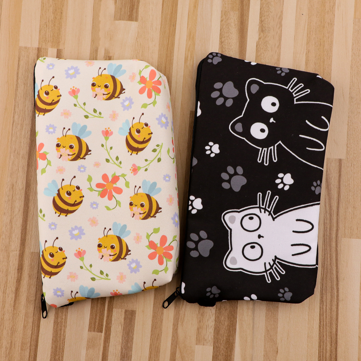 Cute Animals Storage Flamingo Cat Organizer Makeup Bag Cosmetic Pouch Large Travel Cosmetic Bag Makeup Accessory