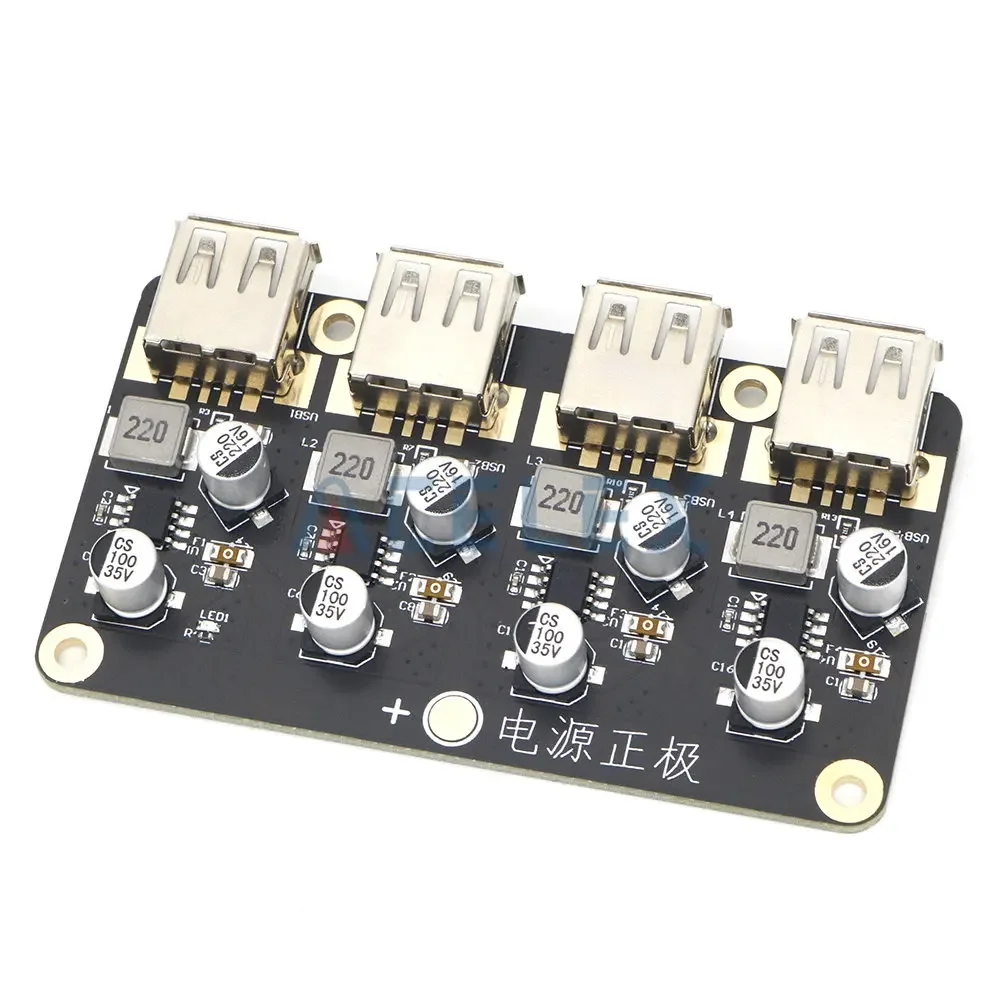 USB QC3.0 QC2.0 DC-DC Buck Chuyển Đổi Sạc Chức Module 6-32V 9V 12V 24V để Nhanh Chóng Sạc Nhanh Bảng Mạch 3V 5V 12V