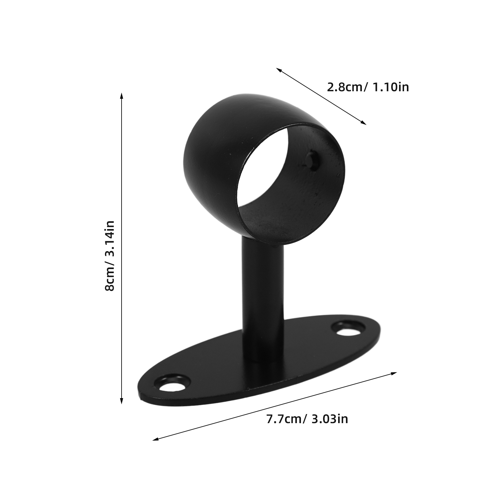 Support de main courante pour escaliers, montage mural en acier inoxydable 201, Installation facile, conception esthétique sécurisée