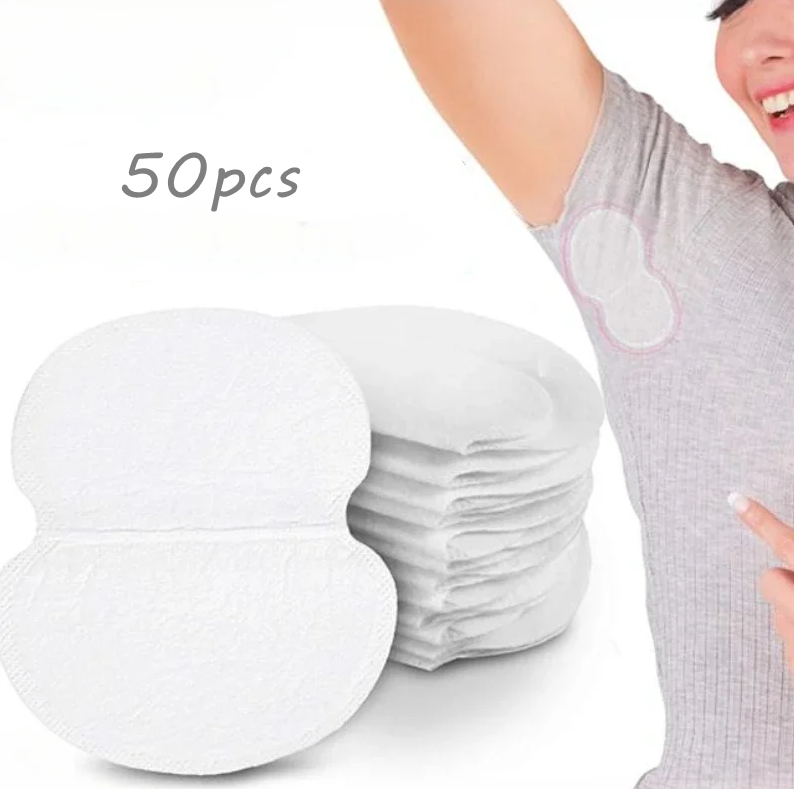 50 Stuks Onderarm Jurk Kleding Oksel Zorg Zweet Geur Transpiratie Pads Schilden Absorberende Deodorant Pads Vrouwen Mannen Groothandel