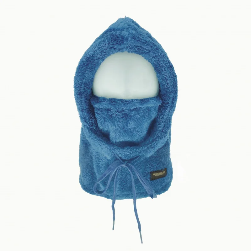 Máscara para el cuello, gorro de una pieza, gorro de terciopelo grueso para invierno, protección para los oídos, gorro de algodón a prueba de viento, para montar en bicicleta para mantener los sombreros calientes