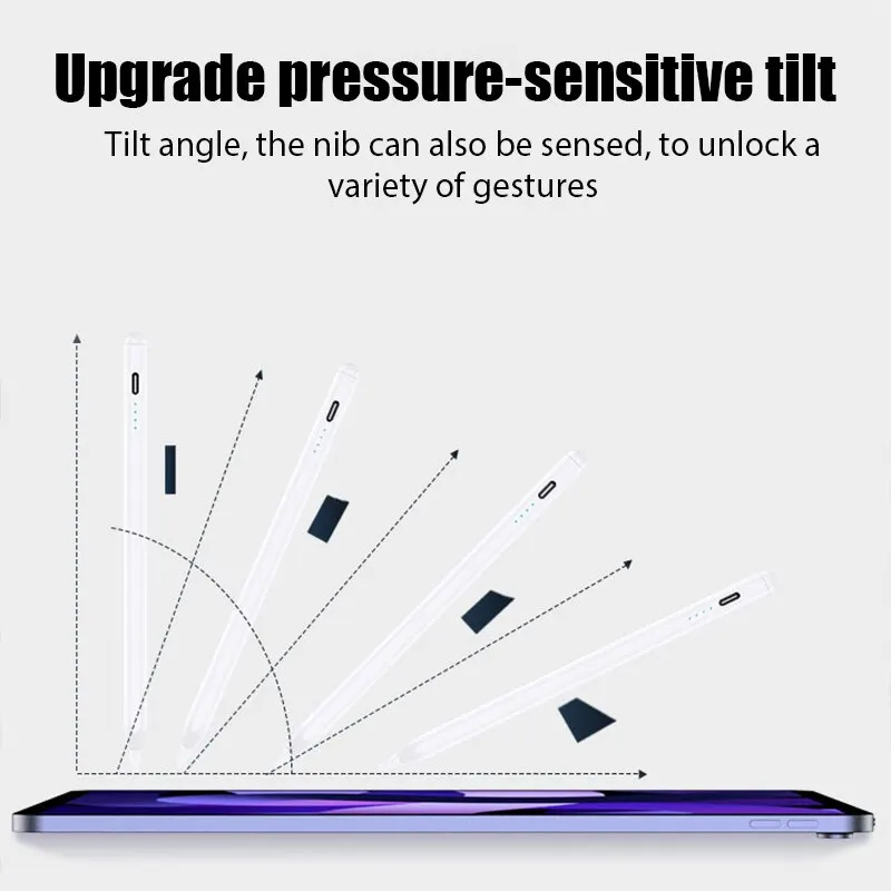 Dla Apple Pencil Palm Rejection Power Display iPad Pencil Pen Dla iPad 2022 2021 2020 2019 2018 Pro Air Mini Specyficzny rysik