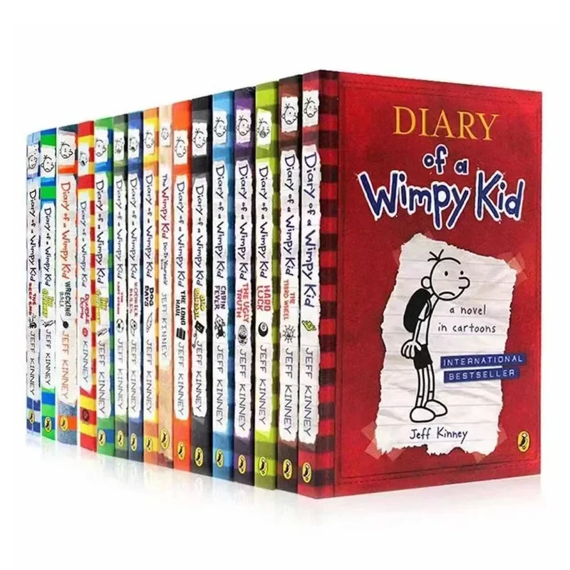 10 เล่ม/ชุด 1- 10/11-20 เล่ม Diary of Wimpy Kid หนังสือภาษาอังกฤษ Diary of Wimpy Kid หนังสือนิยายเด็ก