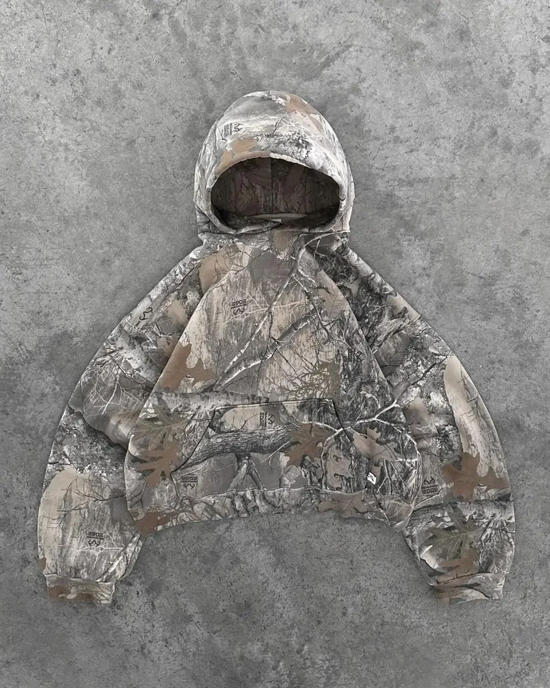 Conjunto de 2 piezas de camuflaje Y2K, Sudadera con capucha con cremallera Harajuku europea americana, pantalones de chándal de gran tamaño, pantalón informal de pierna ancha, ropa de calle