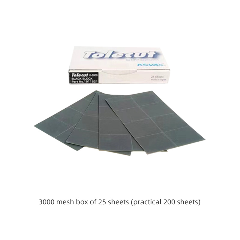 Japan KOVAX Tolecut 8 Cuts To The Face Of Toleblock Sanding For Automobile Polishing 800/ 1200/1500/2000/3000 Sandpaper