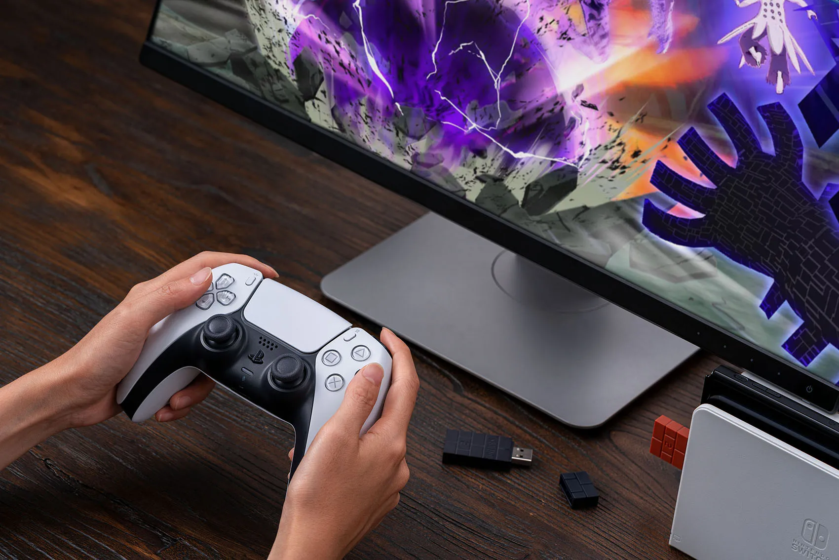Receptor adaptador inalámbrico Bluetooth USB 8BitDo para Nintendo Switch 2 Windows Mac PS1 para Xbox one PS4 PS5 Switch Pro controlador