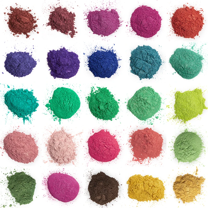Pearl Powder Pigment 50g Mica Powder for Craft Paper Arts Car Paint Soap Eyeshadow Fishing Rod Nail Decoration Colorful Powder