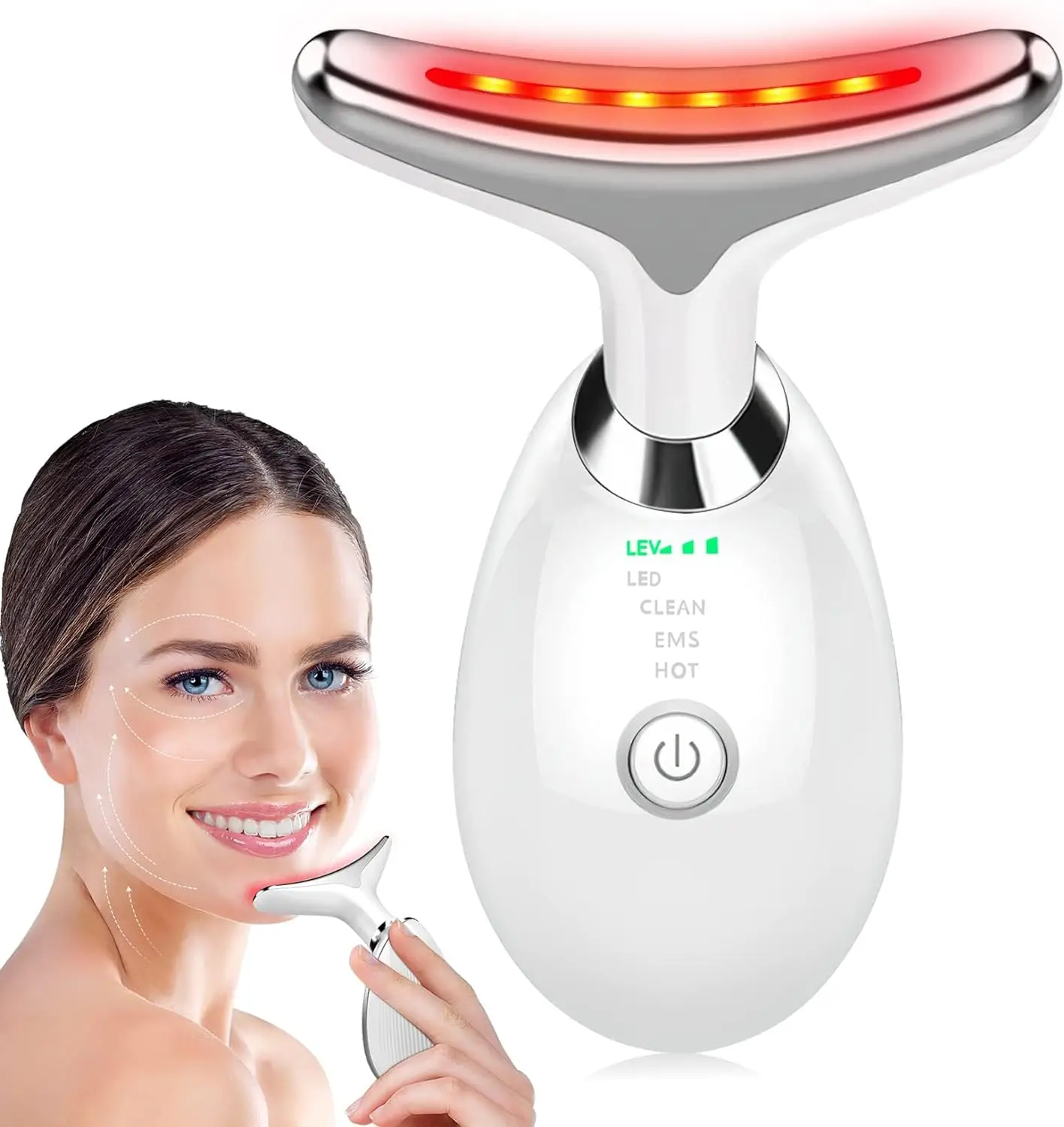 Face Massager EMS Facial Microcurrent Anti-aging Facial Massage Neck Face Lifting Massager Skin Tightening Face Lift Devices USB