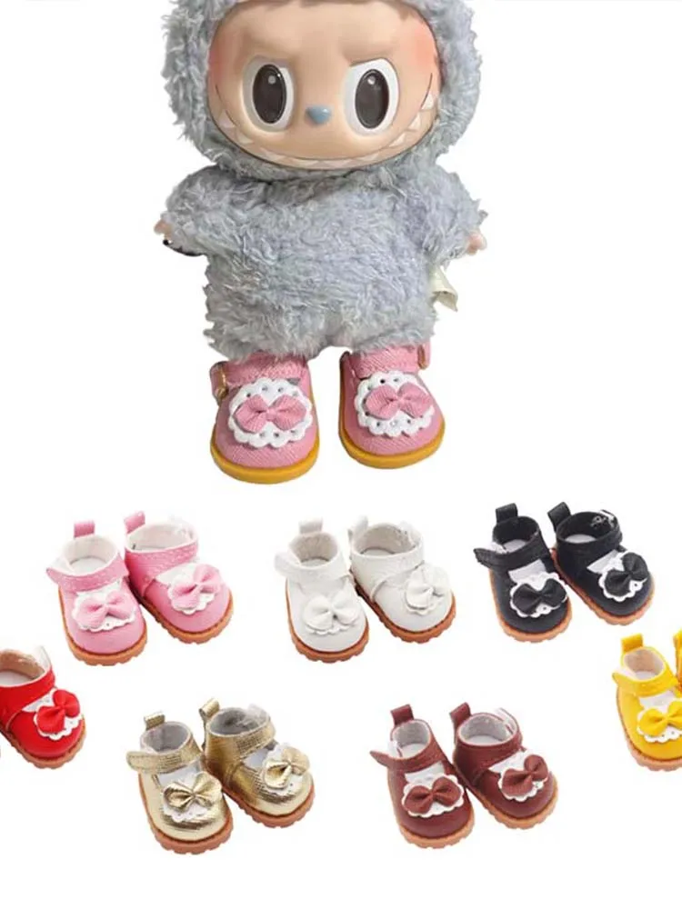 Muñecas Labubu, zapatos de princesa, estilos DIY para muñeca Labubu, zapatos de cuero, accesorios para muñecas, regalo de ropa