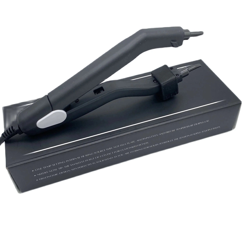 ブラックヒートヘアコネクタキット 220 度 L-601 温度制御可能なヒートアイロン高速ホットアイロン