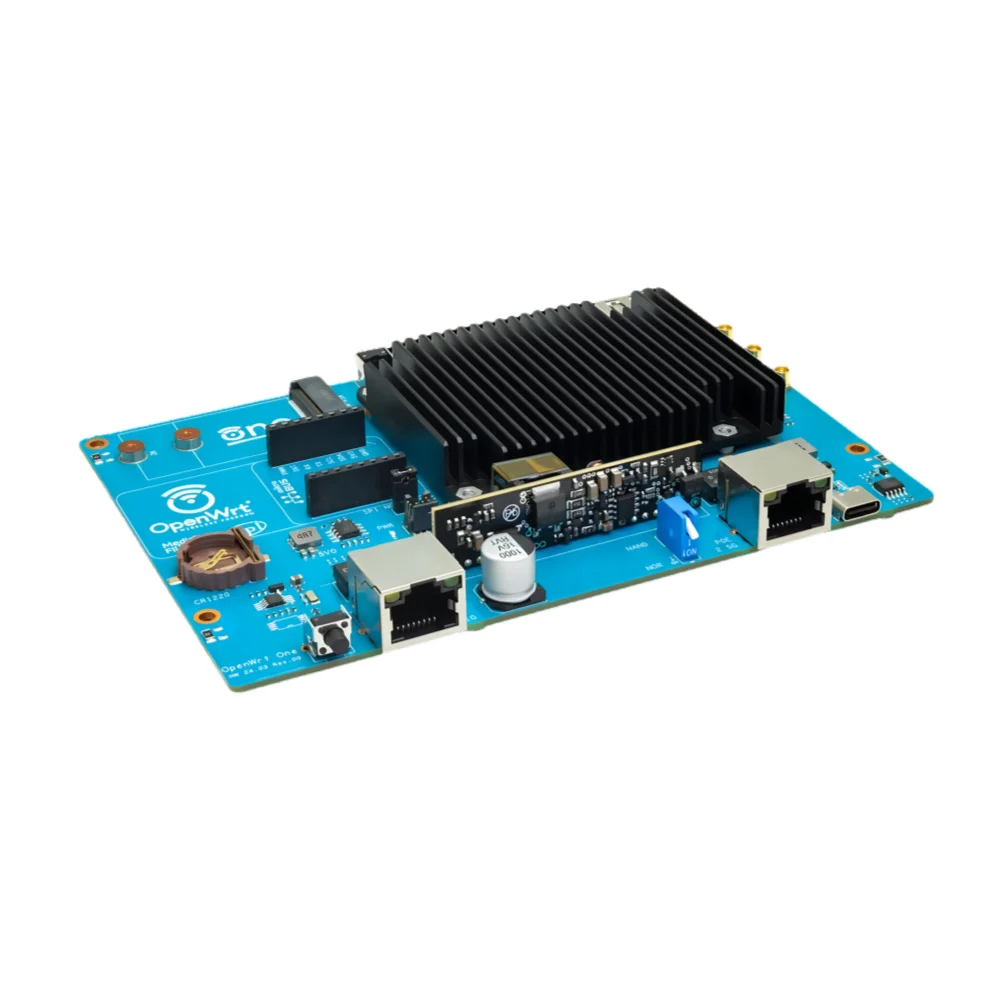 Banana Pi OpenWrt One MediaTek MT7981B 1GB DDR4 2.5GbE RJ45 およびギガビット イーサネット RJ45 256 MiB SPI NAND オープンソース スマート ルーター