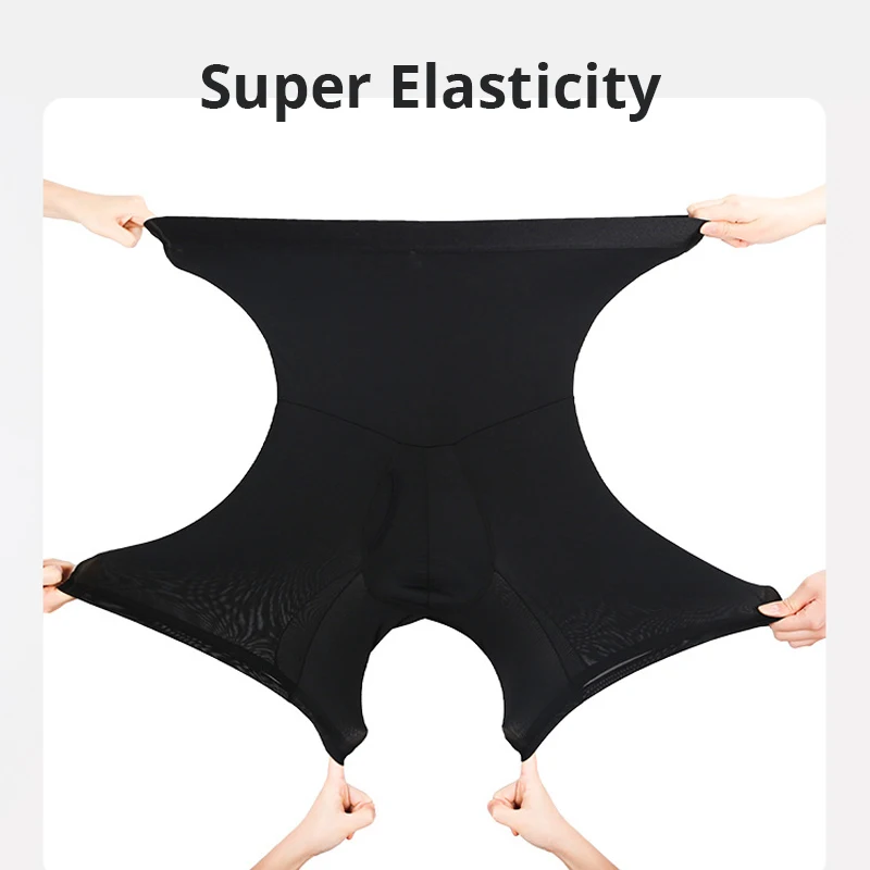 Pantaloncini contenitivi per la pancia da uomo Body Shaper Compressione Vita alta Trainer Pancia Controllo della pancia Dimagrante Shapewear Boxer Intimo Fajas