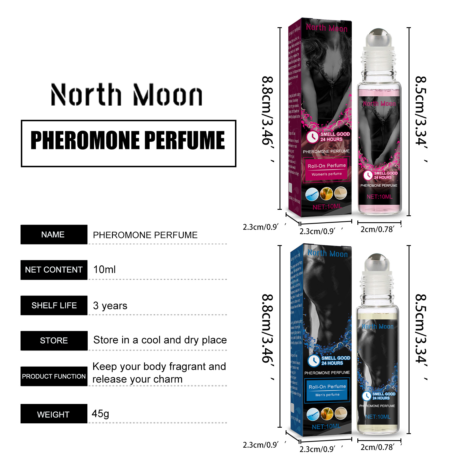 10 ml Original Pheromon Ätherisches Öl Parfüm Dauerhaft Selbstvertrauen Charm Venom Körperspray Unisex Dating Pheromone Köln