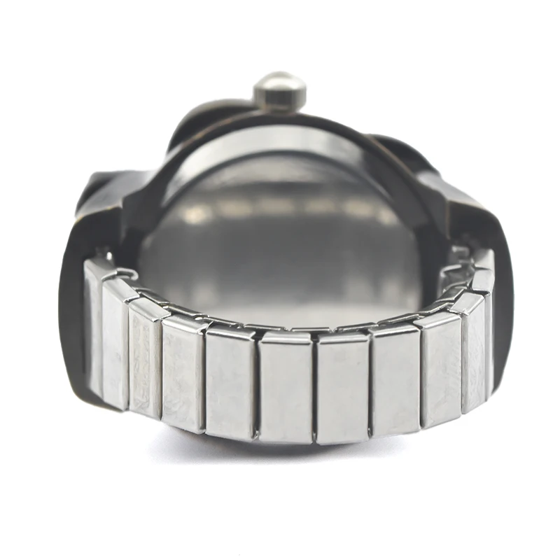 Unisex Quartz Ring Watch com Dial Circular, Crânio Único, Relógio Divertido Criativo, Presente de Natal Unisex, Vendendo
