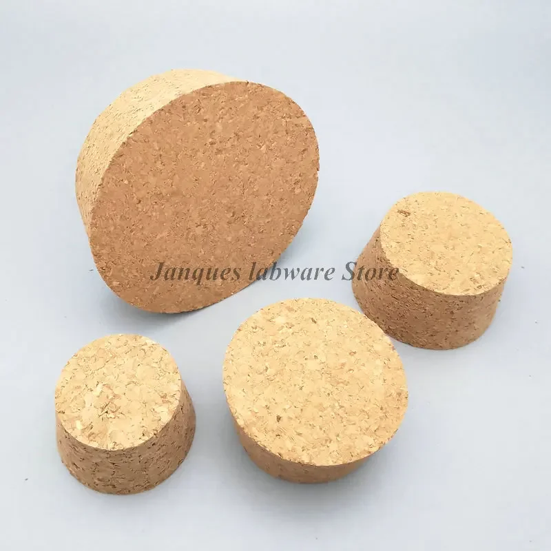 2 ピース/ロットラボビッグサイズトップ直径 51 ミリメートルに 105 ミリメートル木製コルクキャップ魔法瓶ボトルストッパーエッセンシャルオイルプディングガラスボトル蓋