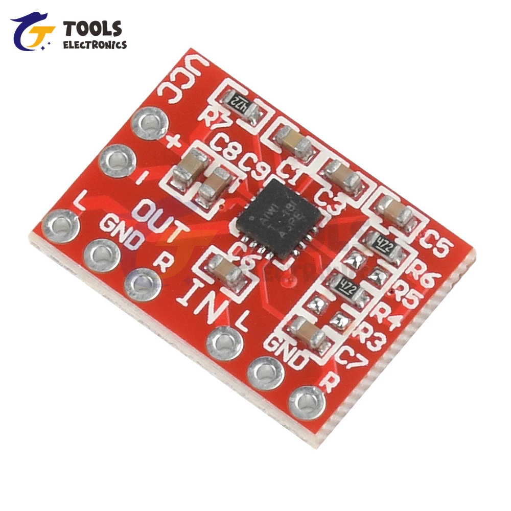 Módulo amplificador de auriculares TPA6132, diferencial a entrada única, placa amplificadora diferencial, preamplificador de señal pequeña