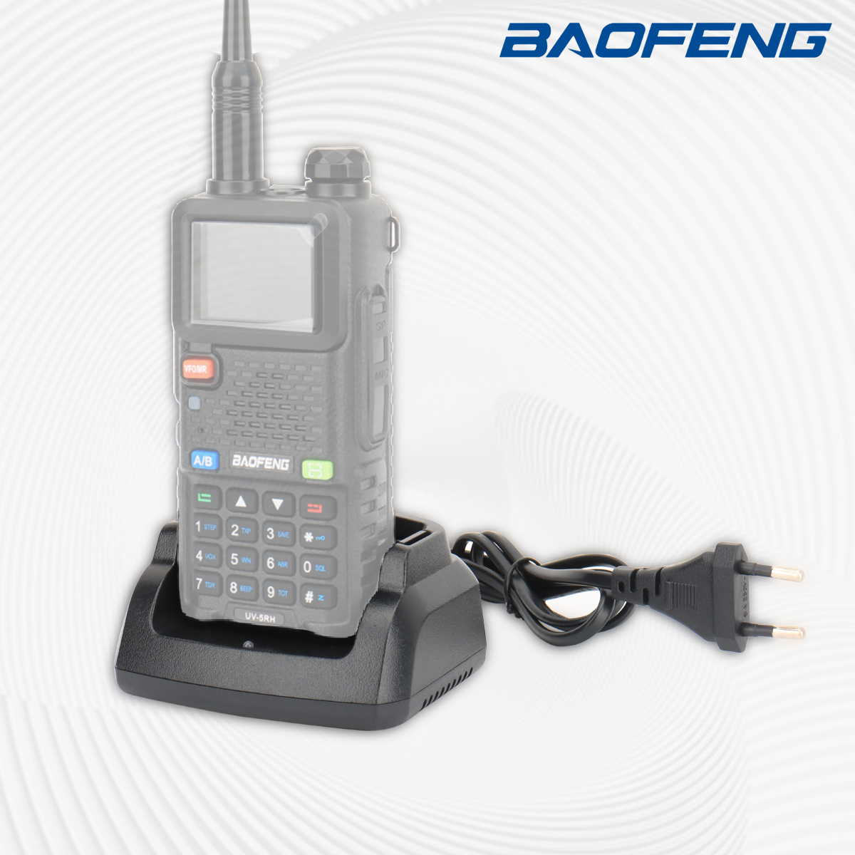 Baofeng UV-5RH US/EU Ladegerät Desktop Basis Walkie Talkie UV 5RH UV-5RM GM-5RH Zwei Weg Radio Zubehör