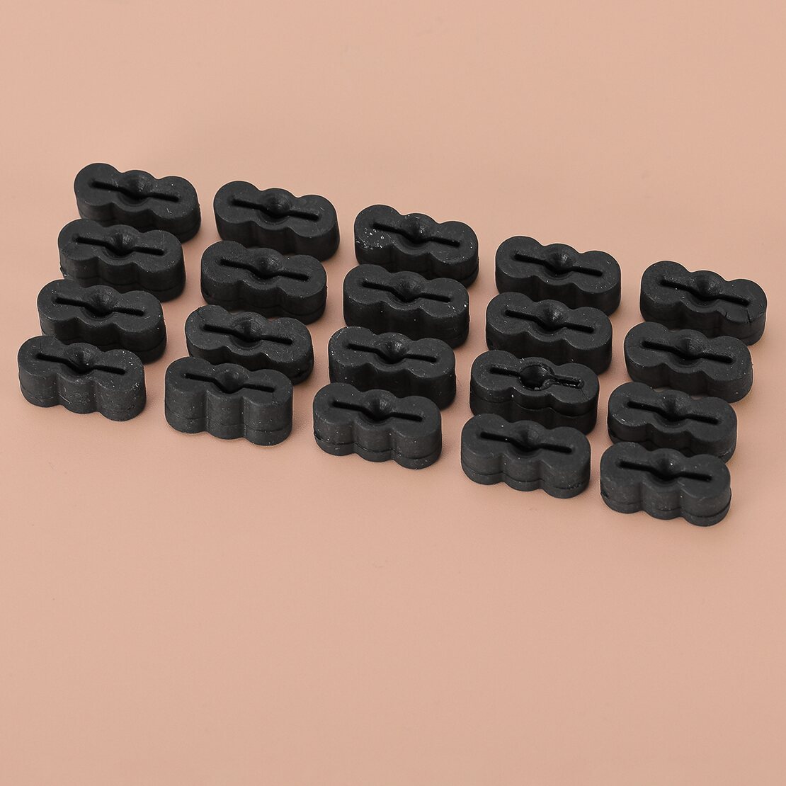 10 шт. резиновая заглушка, черный бампер, подходит для полного выдвижного ящика