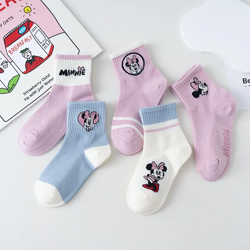 5 pares de calcetines para bebé, niña y niño, accesorios de ropa de algodón para bebé, calcetines de algodón peinado de Color caramelo para bebé