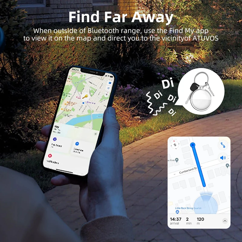 Xiaomi Mini Tag Tracker For Apple Ios System Find My App Child/Key Finder Pet Bike Bag Anti Lost Tracker Smart Bluetooth Airtag