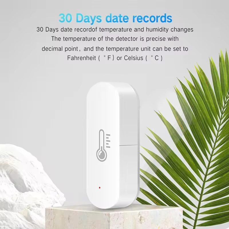 Ewelink Zigbee Slimme Temperatuur-En Vochtigheidssensor Binnenthermometer Hygromet Werkt Met Alexa Google Home Voice Control