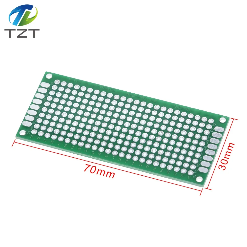1/10PCS Double Side Prototype Bread board Tinned Universal 3x7 cm 30x70 mm FR4