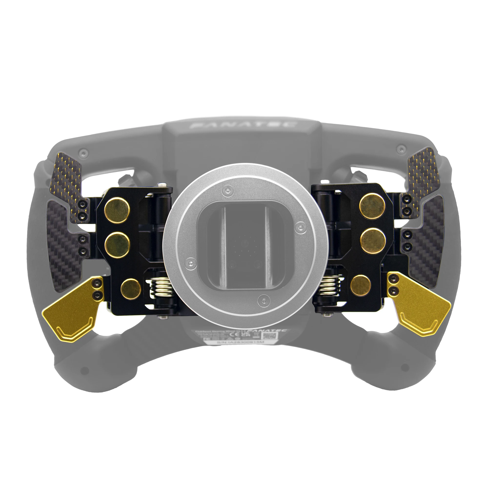 Simube Podium Advanced Paddle Module for Fanatec Carbon Fiber & Aluminum Alloy Featuring magnetic shifters and Hall sensors
