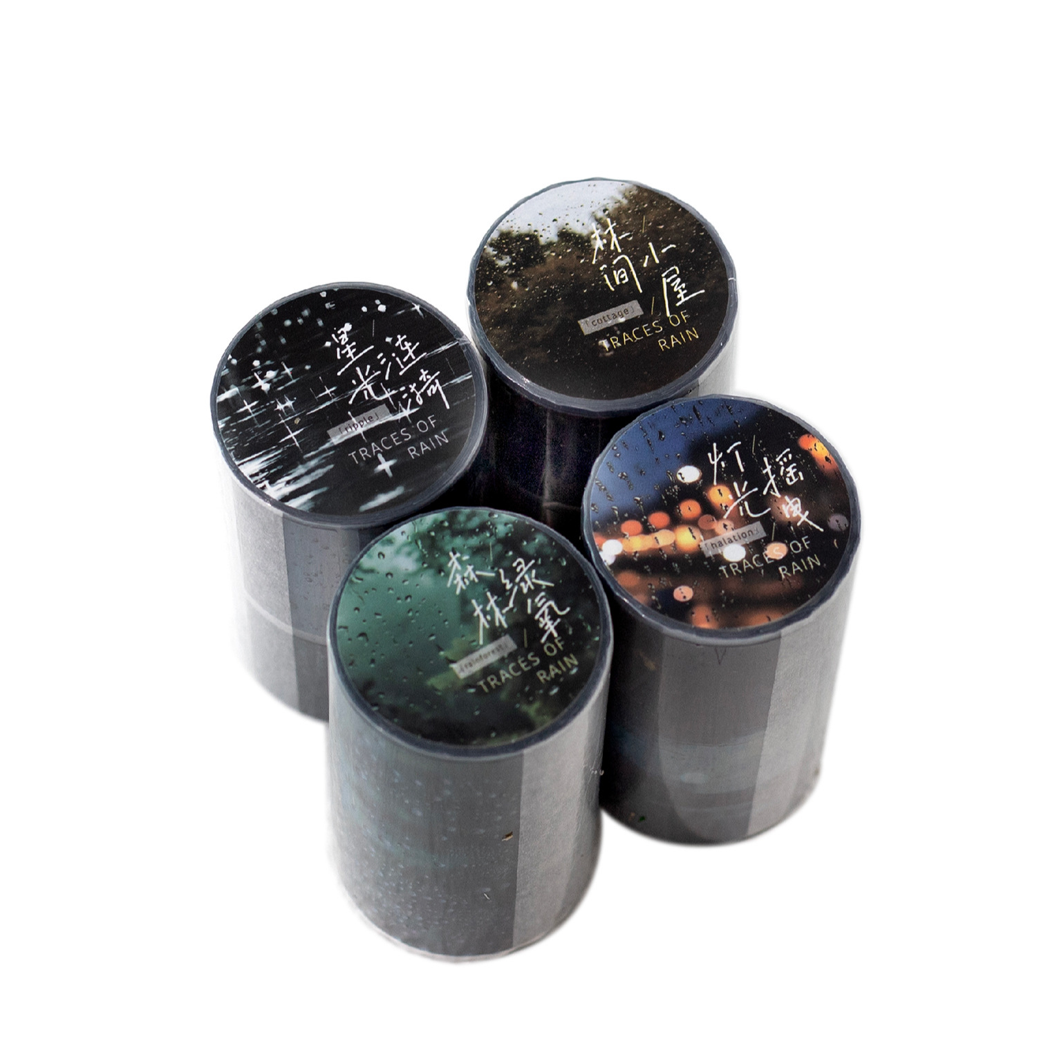 1pcs/1lot Decorative Adhesive tapes traces of rain Scrapbooking DIY Paper Scrapbooking Stickers