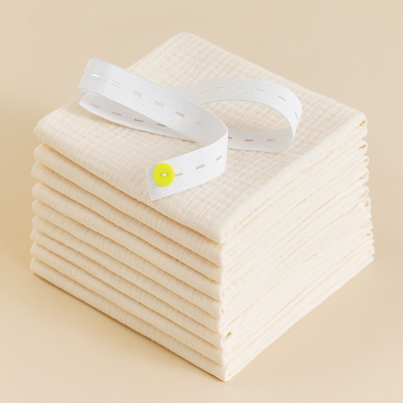 Fraldas de gaze de algodão para bebês recém-nascidos, 8 peças, troca de fraldas, lavável, reutilizável, camada dupla, toalha macia para bebês, pano para arrotar