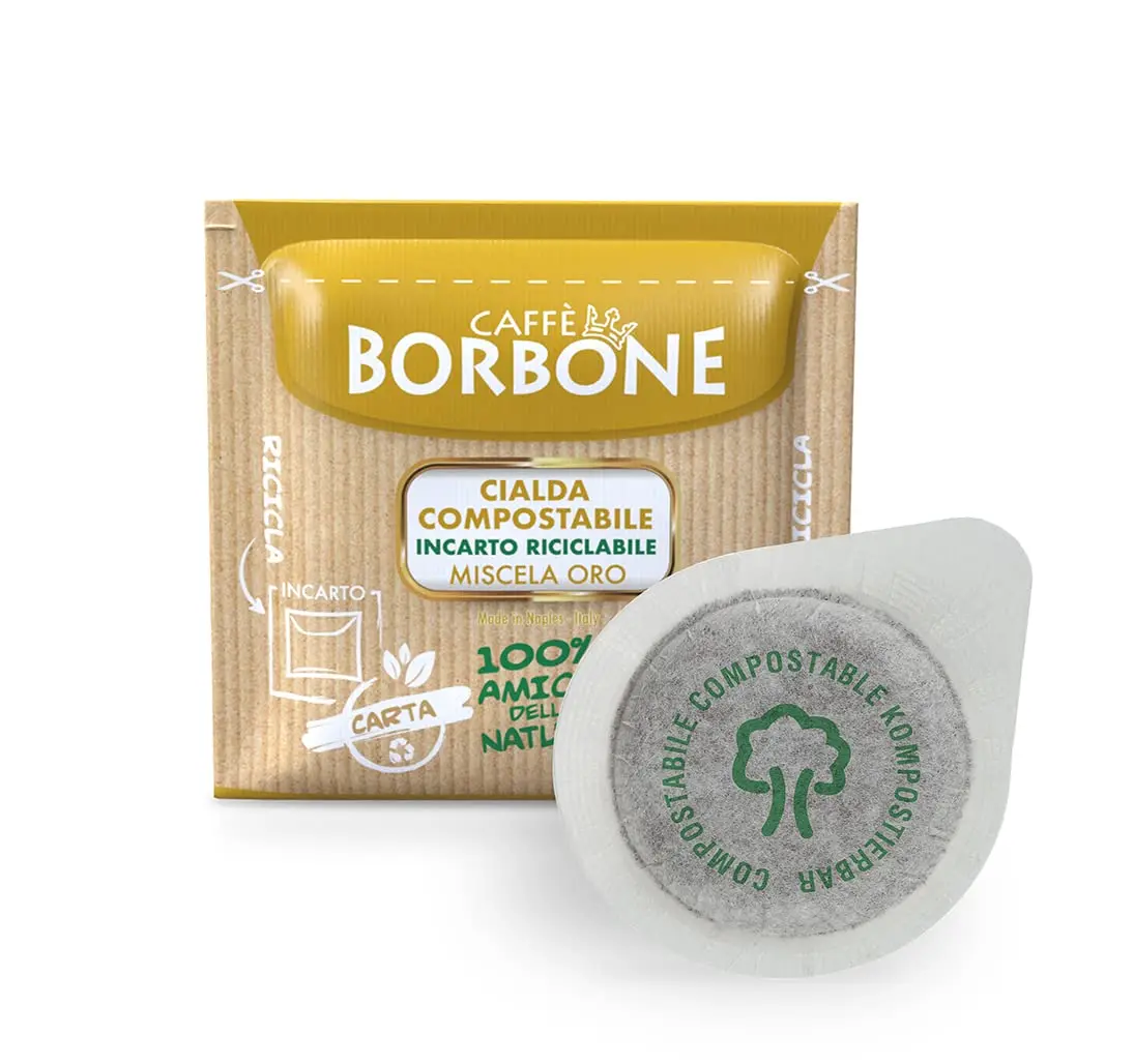 Borbone koffie composteerbare wafel, goudmengsel-150 peulen-ESE-systeem