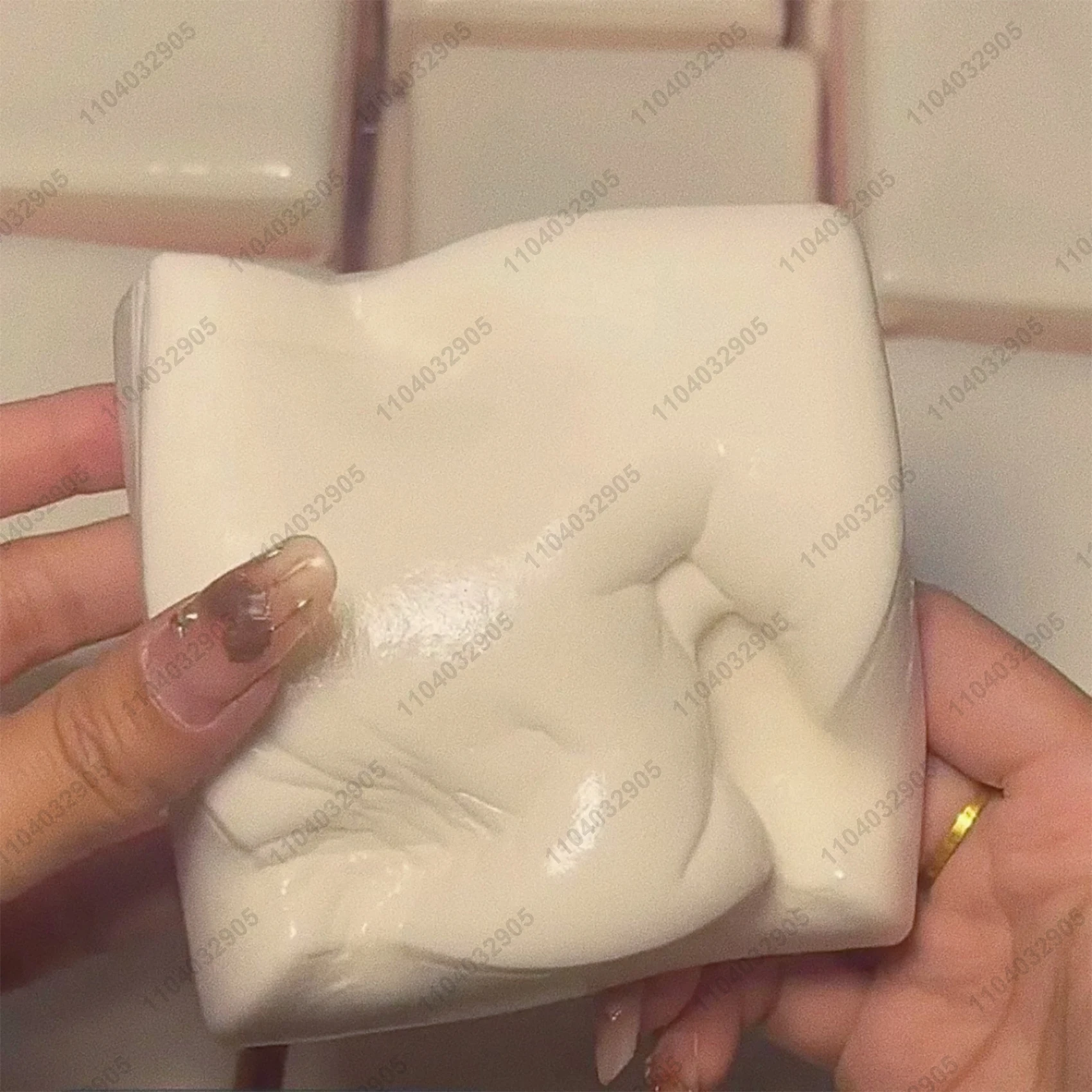 Squishy doppelseitiger klebriger Reiskuchen, rosa, langsam steigender Reiskuchen, Squishy, langsam rebound, Kuchen, Brot, Stressabbau, Hand, Entspannung, Geschenk