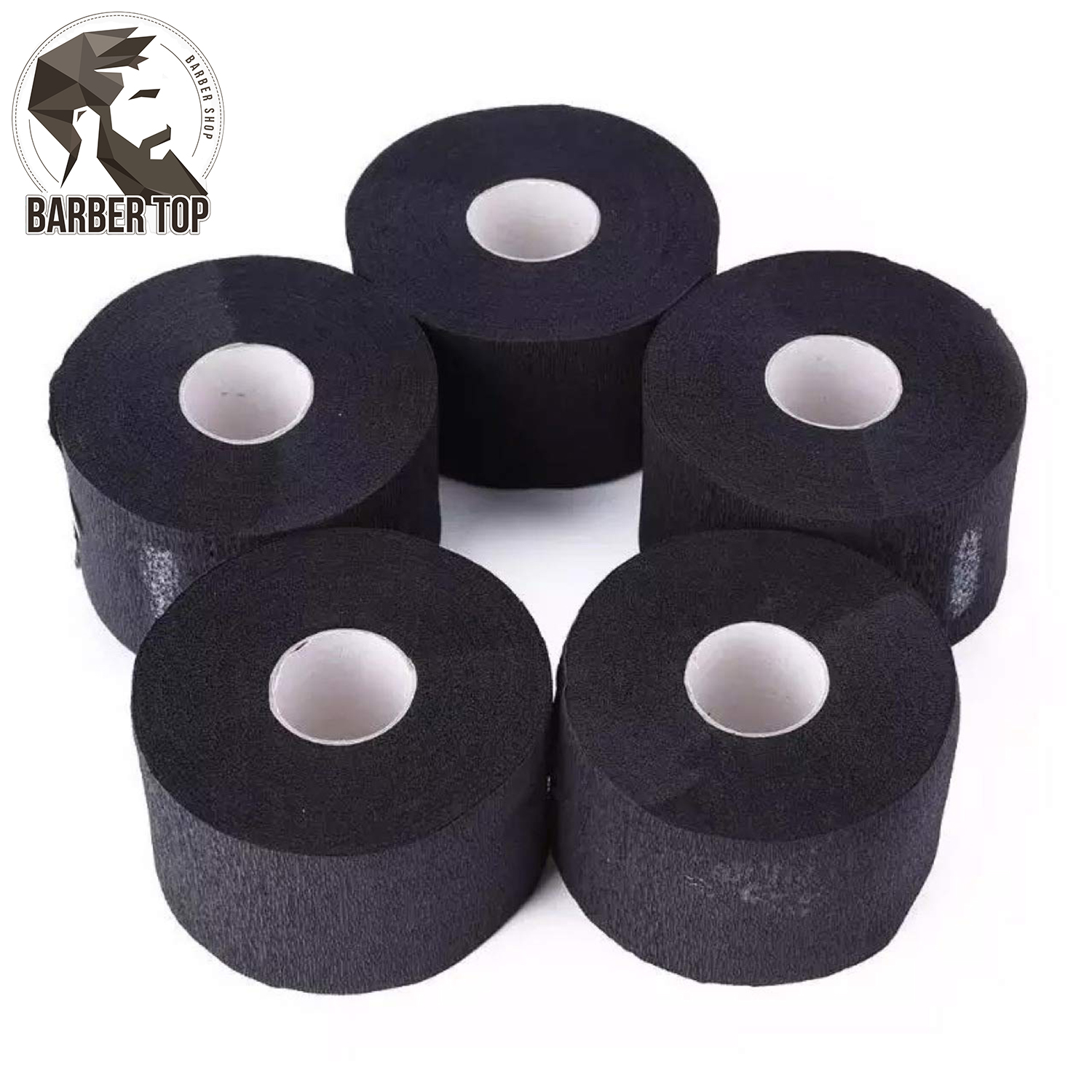 Profesional cuello papel negro salón peluquero peluquería rollo corte vendaje peluquería Collar accesorio cubrimiento de cuellos