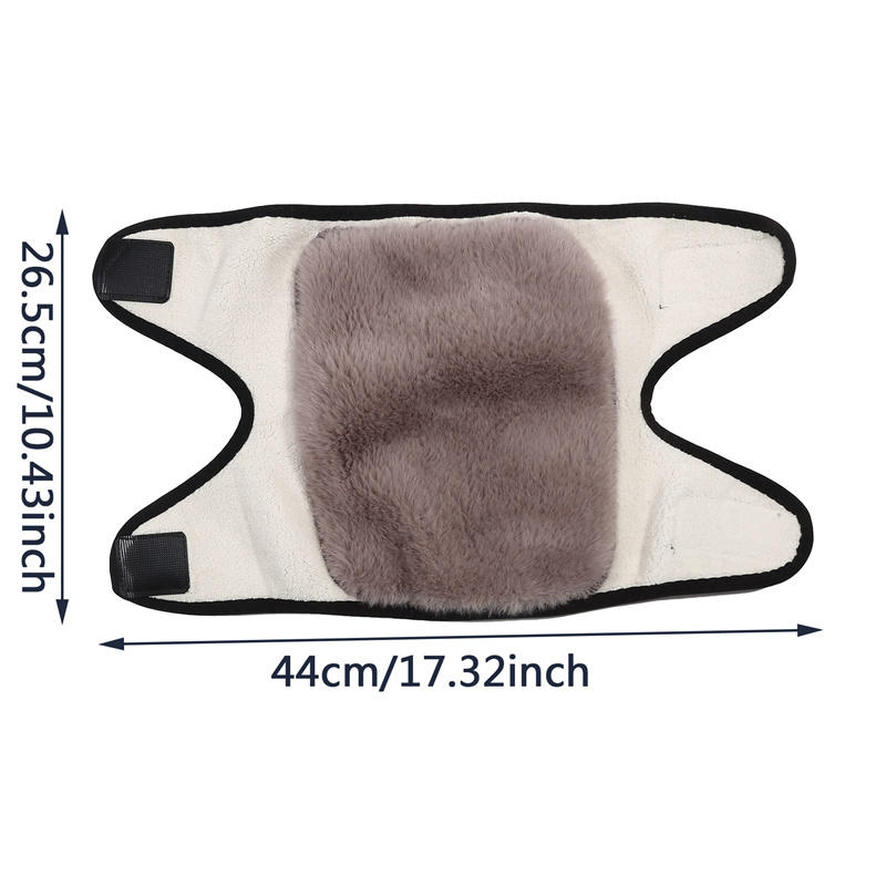 1PC Winter Warm Knee Pads for Women Leg Warmers Men Old People Cold Leg Arthritis Kneepad Knee Support Rabbit Fur Knee Protector