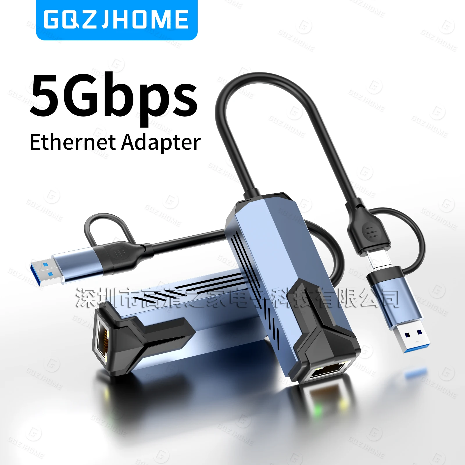 5000 Мбит/с USB сетевая карта 5 Гбит/с высокоскоростной проводной адаптер USB3.0 Type-C к RJ45 Ethernet-конвертер-конвертер-концентратор для MacBook ноутбука ПК