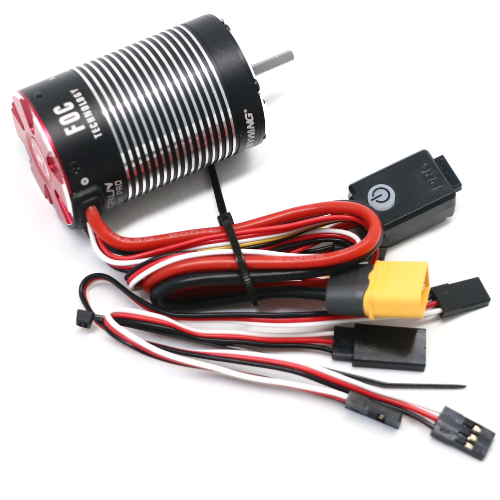 HobbyWing QuicRun Fusion Pro 540 2300KV Motor sensorial sin escobillas incorporado 60A ESC 2 en 1 para coche de escalada RC 1/10